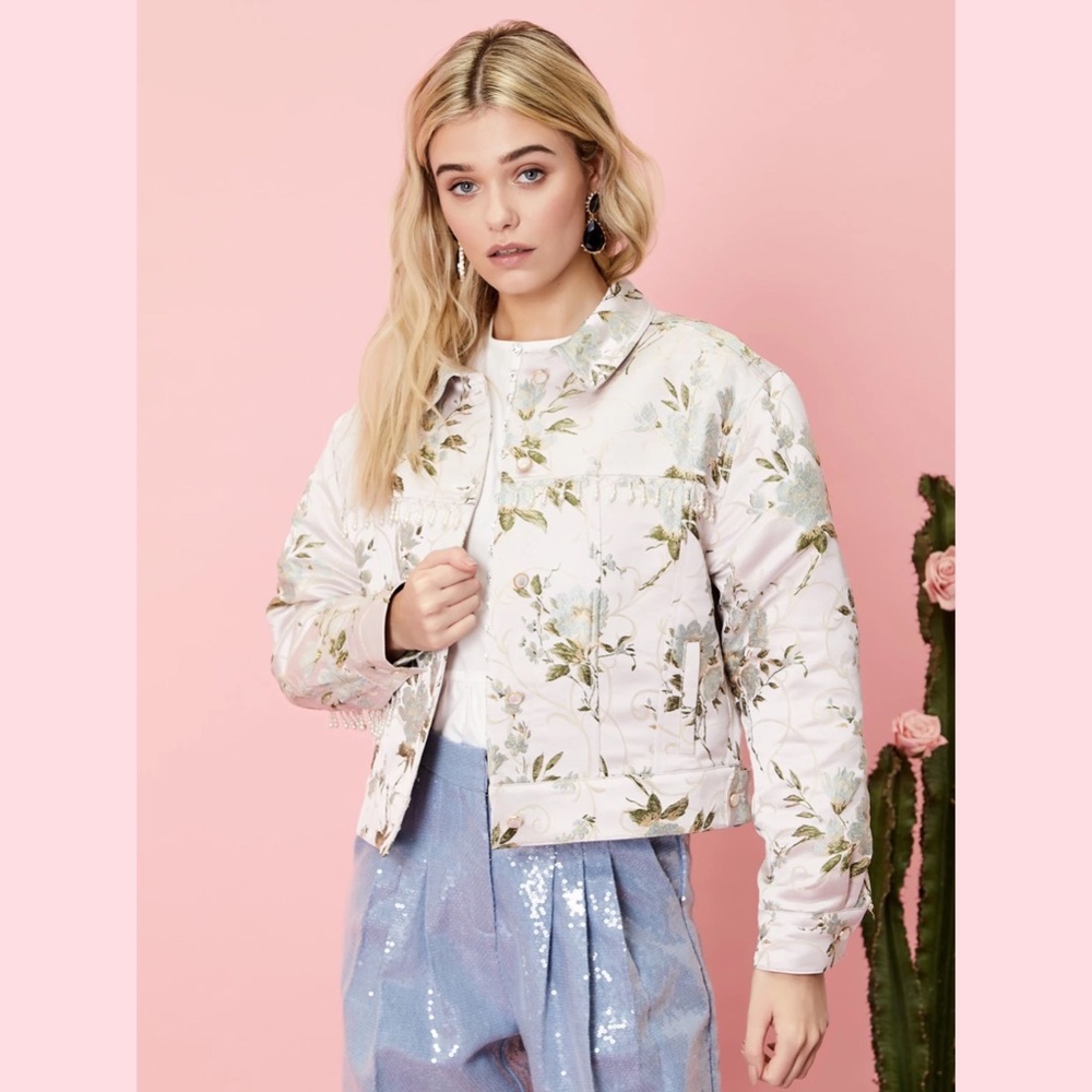 SISTER JANE DIAMOND REINS JACQUARD JACKET